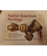 National Geographic Folded Map Native American Heritage From October 199... - £11.98 GBP