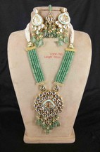 Veroniq Trends-Indian MultiStrand Nizami Necklace set,Wedding,Sabyasachi,Emerald - £95.80 GBP