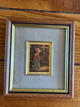 Vintage Small Mini Cceazioni Made in Italy Mother Mary Praying over Baby Jesus - £9.00 GBP