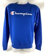 Champion Men’s Royal Blue Pullover Sweatshirt Size Medium Med M Athletic - $658.70 MXN