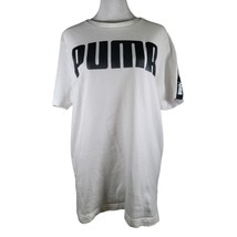 Puma Men&#39;s TShirt White Black Short Sleeve Medium - $12.99