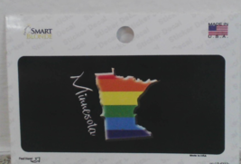 Minnesota Gay Pride Rainbow Flag - 3&quot;  Decal Sticker - €6,51 EUR