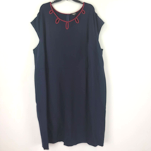 TOCCA for Gwynnie Bee Fitted Sheath Dress Navy Blue 5x - £29.47 GBP