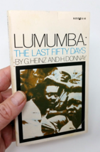 Lumumba: The Last Fifty Days (G Heinz &amp; H Donnay) Prime Minister Congo Murder - £23.59 GBP