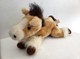 Dan Dee Pony Horse Plush Stuffed Animal Tan Brown Cream Color - £15.81 GBP