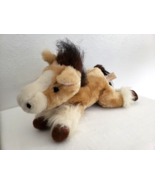 Dan Dee Pony Horse Plush Stuffed Animal Tan Brown Cream Color - £15.51 GBP
