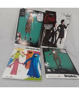 Lot of 5 Simplicity Sewing Patterns Costumes Uncut Factory Folded Women&#39;... - £11.55 GBP