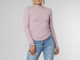 FREE PEOPLE Damen Top Party In The Back Langarm Barely Lila Größe XS OB9... - £37.36 GBP