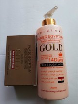 Egyptian magic gold set:body lotion and soap - $55.00