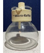 The Micro Kettle By Gemco Heat Resistant Glass Microwave Coffee Tea Pot Almond  - $19.80