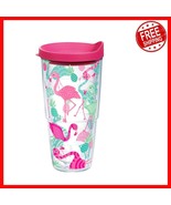 Flamingo Pattern 24oz Double Walled Insulated Tumbler - Keep Drinks Hot ... - $49.57 CAD