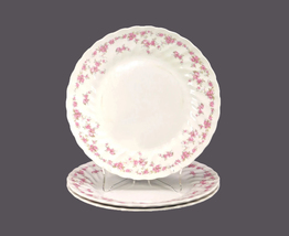 Three Myott Bride&#39;s Bouquet dinner plates made in England. - £83.62 GBP