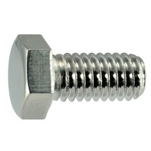 3/8&quot;-16 x 3/4&quot; Polished 18-8 Stainless Hex Cap Screws (8 pcs.) - £18.31 GBP