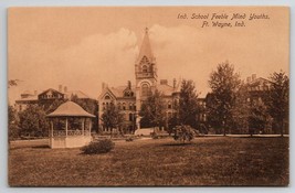 Ft Wayne Indiana School Feeble Minded Youths Postcard H21 - £7.09 GBP