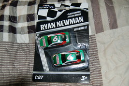 Ryan Newman #6 Liquid Color Nascar Authentics 2020 Wave 2 1/87 Die-Cast 2 Pack - £12.69 GBP