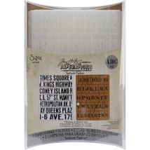 Sizzix Tim Holtz Texture Fades Alterations Collection Embossing Folders Subway A - £21.72 GBP