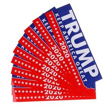 10PCS/set  Trump President 2020 Bumper Sticker Keep Make America Great high qual - £32.70 GBP