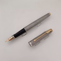 Parker 75 Cisele Sterling Silver  Fountain Pen Made in USA - £122.37 GBP