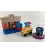 Leap Frog Leap Builders Blue&#39;s Clues &amp; You Blue&#39;s 123 School Playset Bus... - $469.28 MXN