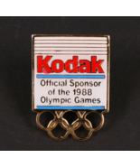 1988 Olympic Games Kodak Seoul Korea Summer Olympics Vintage Pin - $7.12