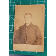 Antique Victorian Cabinet Card Dashing Gentleman Oliver B Blizzard Sr - $14.01