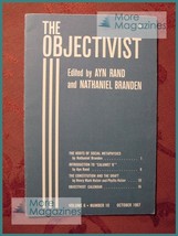 Ayn Rand The Objectivist October 1967 Social Metaphysics Calumet &quot;K&quot; The Draft - £11.33 GBP