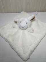 Manhattan Kids plush cream off white lamb sheep baby security blanket lovey - £9.60 GBP