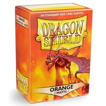 Arcane Tinmen Deck Protector: Dragon Shield: Matte: Orange (100) - £13.90 GBP