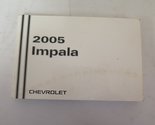 2005 Chevrolet Impala Owners Manual [Paperback] Chevrolet - $20.63