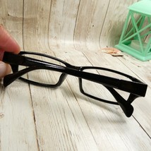 Gloss Black Reading Glasses w/ Case - RE21139 52-17-135 +1.50 - £5.43 GBP