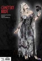 Halloween Woman’s Cemetery Bride Adult Costume Size Medium by Fun World - £27.68 GBP