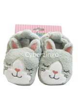 Baby Booties Size 0 To 6 Months Fleece Infant Grey Pink Bunny Rabbit BRAND NEW - £11.82 GBP