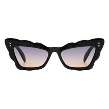 Women&#39;s Sunglasses Rectangle Trapezoid Cat Eye Butterfly Scalloped Edges UV400 - £11.18 GBP