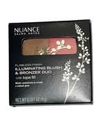 NUANCE BY SALMA HAYEK ILLLUMINATING BLUSH &amp; BRONZER DUO  GOLDEN PINK #550 - €7,39 EUR