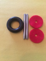 Metal Spool Pin Kit,Bobbin Tire,Red Felt Singer 15,15-90,27,28,206,306W - £4.92 GBP