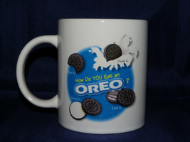 Oreo Cookie Dunking Coffee Mug How Do You Eat an Oreo? Houston Harvest &amp; Nabisco - £7.83 GBP