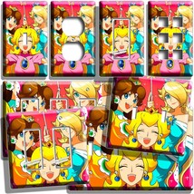 Princesses Daisy Peach Rosalina Light Switch Outlet Wall Plates Game Room Decor - £9.42 GBP+