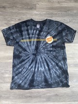 Santa Cruz Skateboards T-Shirt Adult LARGE Gray Black Tie Dye Dot Logo Shirt - £11.83 GBP