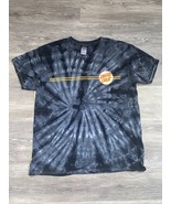 Santa Cruz Skateboards T-Shirt Adult LARGE Gray Black Tie Dye Dot Logo S... - £11.57 GBP