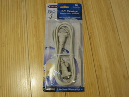 Belkin Pro Series VGA SVGA Monitor Extension Cable (BLKF2N02506) 6ft 1.8m DB15 - £11.02 GBP