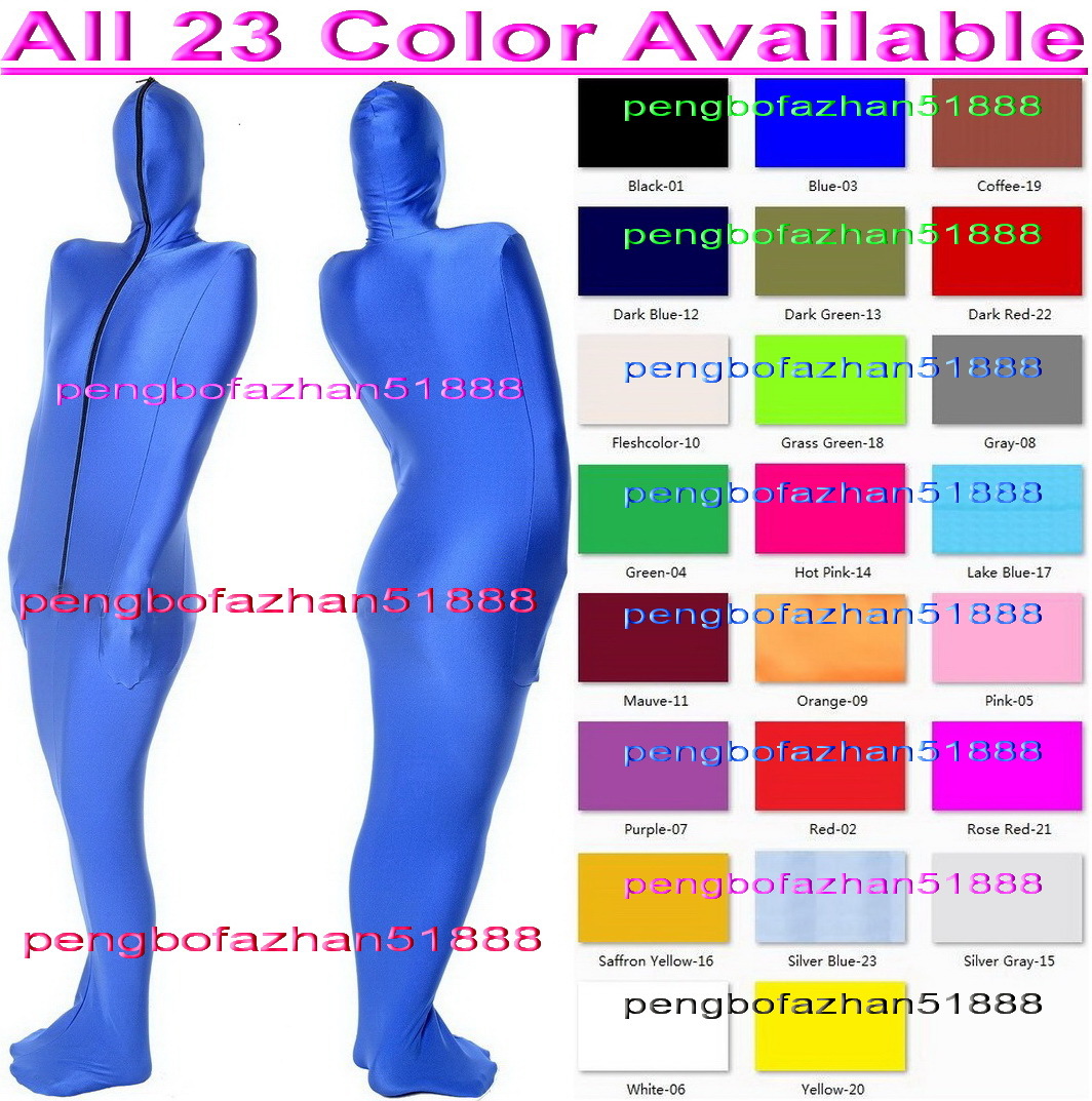 23 Color Lycra Sleeping Bag Mummy Suit Costumes With internal Arm Sleeves S895 - $36.99