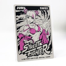 UDON Street Fighter Juri Swimsuit Metal Card 2024 SW02 Limited Edition SDCC - £78.68 GBP