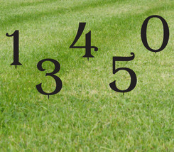 Set of 4 Lawn Numbers / House Numbers / Giant Numbers  / Address / Letters / Met - $299.96