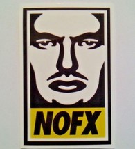 NOFX~Punk Rock~Ska~Decal Sticker Adhesive Vinyl~3&quot; x 2&quot;~Cali Rock - £1.28 GBP