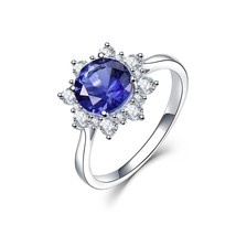 Kuoit Diaspore Gemstone Ring for Women Solid 925 Sterling Silver  Created Color  - £23.52 GBP