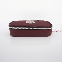 NWT Kipling KI1455 50 Pens Case Cosmetic Accessory Box Nylon Sangria Red Varsity - £26.27 GBP