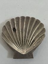 Vintage Sterling 950 Silver Clam Shell Seashell Trinket Jewelry Dish Tra... - $69.99