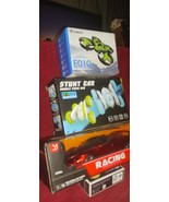 A CHILD&#39;S COLLECTION OF RC TOYS/LIGHTNING FAST SPORTS  &amp; STUNT CAR&amp; HELO... - $34.99