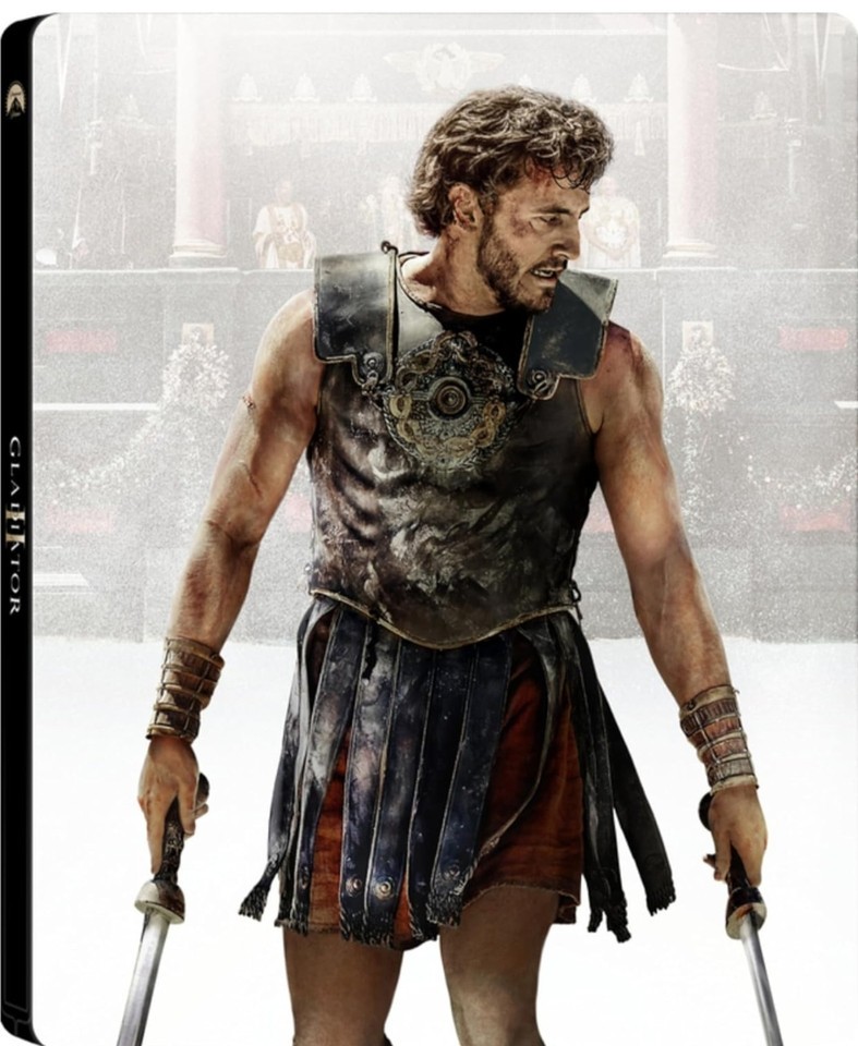 Gladiator II (4K Blu-Ray/ Blu-Ray, 2025, SteelBook) No Digital Code - £41.12 GBP