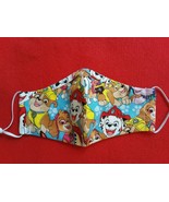 FACE MASK WASHABLE COTTON REUSABLE REVERSIBLE BACK TO SCHOOL /POW PATROL... - $2.96